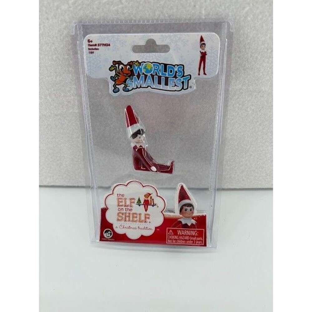 World's Smallest The Elf on The Shelf 1.25" Micro‎ Figure Blue Eye Scout Elf Boy